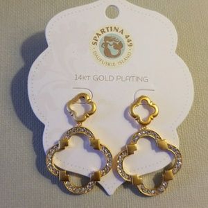 NWT 14kt gold plated earrings